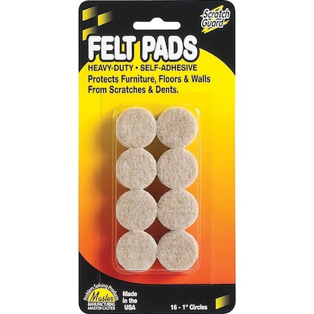 Scratch Guard Guard, Scratch, Felt, 1Crcl Pk MAS88496